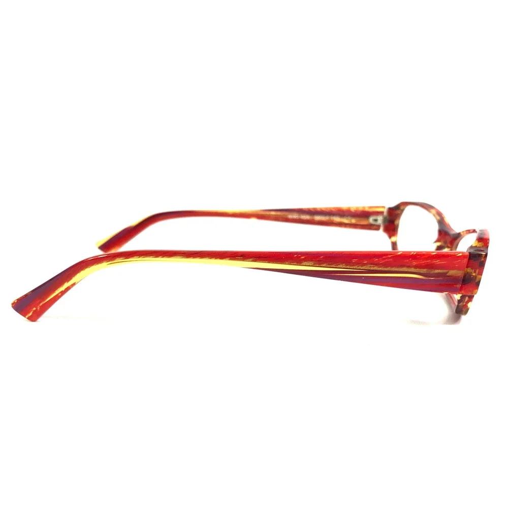 Jean Lafont Eyeglasses Frames NIKI 633 Striped Red Cat Eye Full Rim 50-14-142